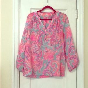 Lilly Pulitzer silk Elsa Medium